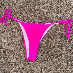 SHEIN Neon Pink Bikini Bottom